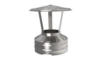 Оголовок ф 115х200, AISI 439/439, 0,5мм/0,5мм, (К), тип-2