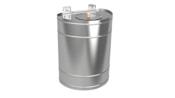Бак для т/об,  80л, AISI 439/0,8мм, В, (штуцер 3/4")
