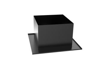 Декоративный ППУ КвХ, ф 220, AISI 439/Оц, 0,5мм/0,5мм (черный 1000)