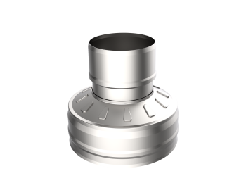 Оголовок-переход ф 150х210, AISI 439/Оц, 0,5мм/0,5мм, (К), тип-2