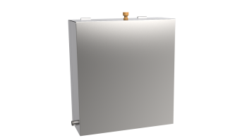 Бак навесной "Жара"  80л, 625х500х255, AISI 439/1,0мм, Лев.