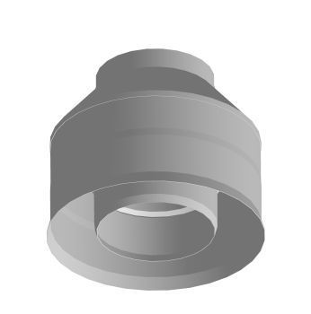 Оголовок без зонта, ф 140х200, AISI 439/439, 0,5мм/0,5мм, (К)