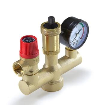 Группа безопасности для котла TIM 1" 3 бар эконом с/п