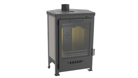 Печь-Камин Kennet Гермес с плитой угловой 7 кВт М25