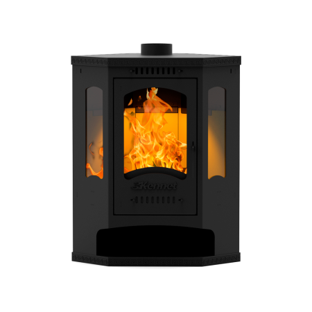 (С/П)Печь-камин Kennet Антей три стекла угловой 10кВт