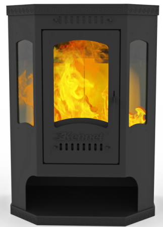 (С/П)Печь-камин Kennet Антей три стекла 10кВт